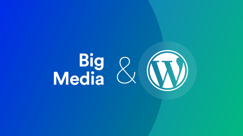 Big Media and WordPress