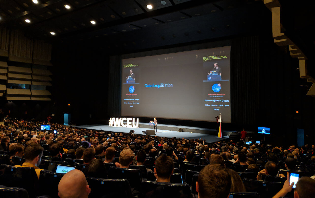 WordCamp Europe keynote.