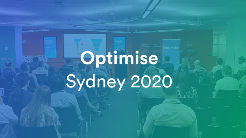 A panel at Optimise Sydney 2020