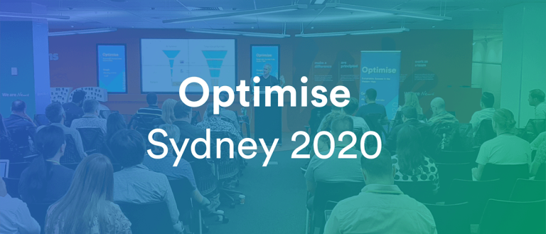 A panel at Optimise Sydney 2020