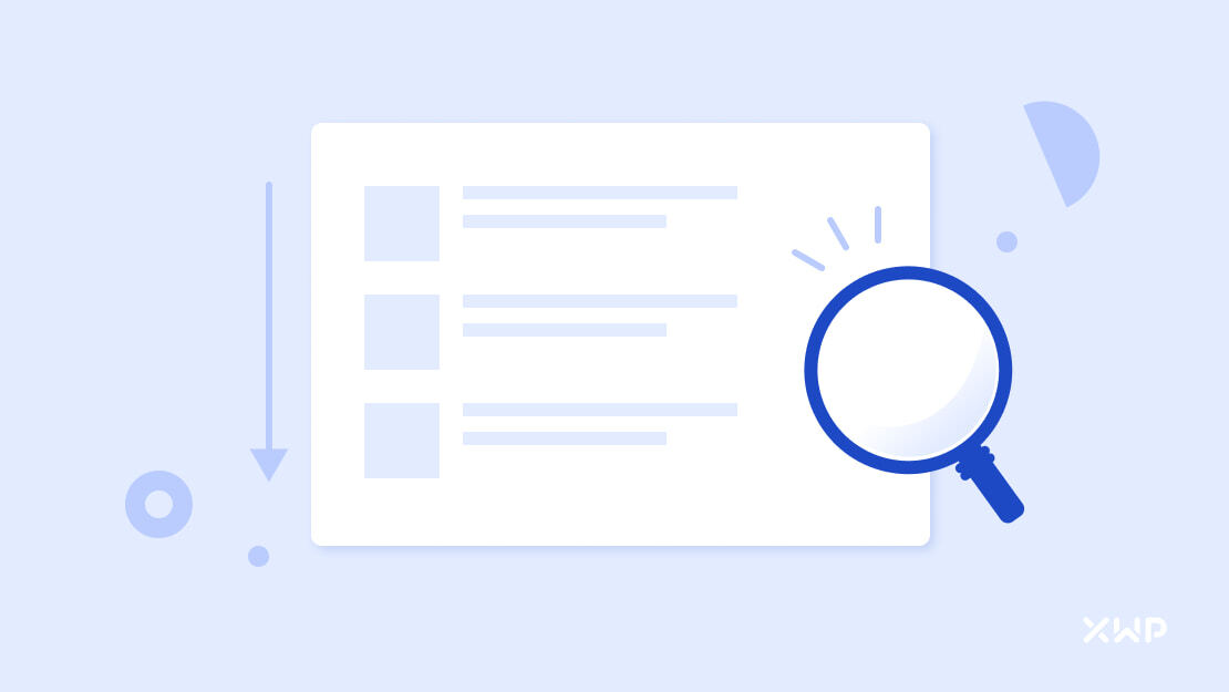 A magnifying glass over a browser and a downwards arrow, showing that the amount we can ascertain from a user's data is diminishing