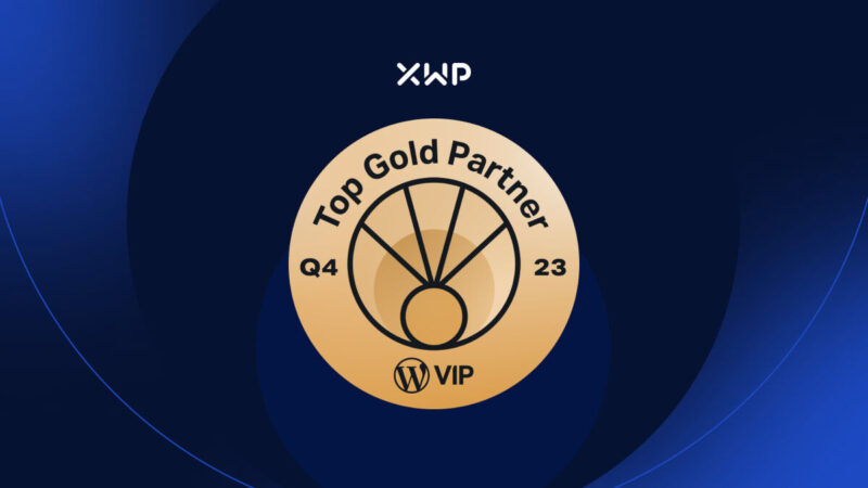 XWP Gold Partner Award WordPress VIP